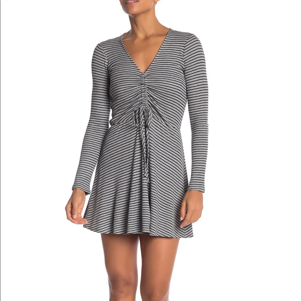 XS cinched mini dress